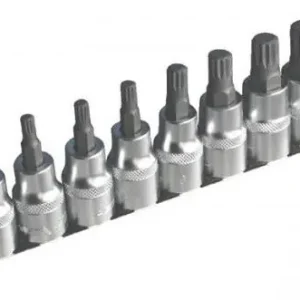 Zástrčné hlavice XZN (Spline) 1/2", M4 - M18, sada 10 kusů na liště - ASTA 954010-1 Ihned K Objednání