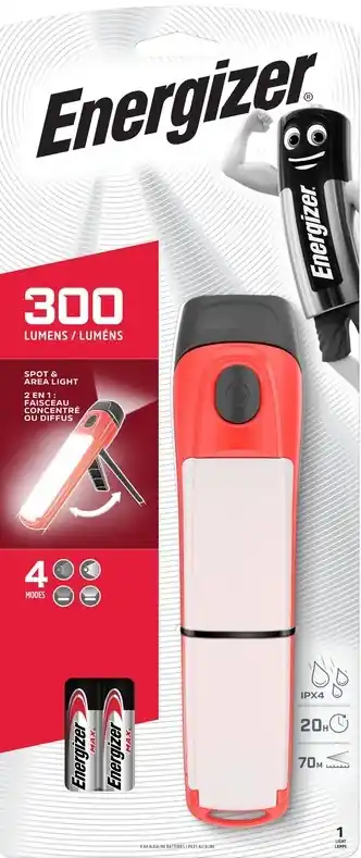 Energizer Spot & Area Light pracovní svítilna 4AA 300lm Expresní Doručení