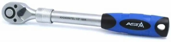 Ráčna teleskopická 1/2", 72 zubů, s přepínací páčkou, 330 - 490 mm - ASTA KH2400N-TEL 1/2 PALCE Výhodná Nabídka