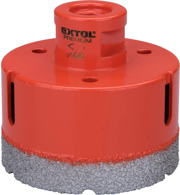 EXTOL PREMIUM korunka vykružovací diamantová, O 68mm, závit M14 - 8801877 Nízká Cena