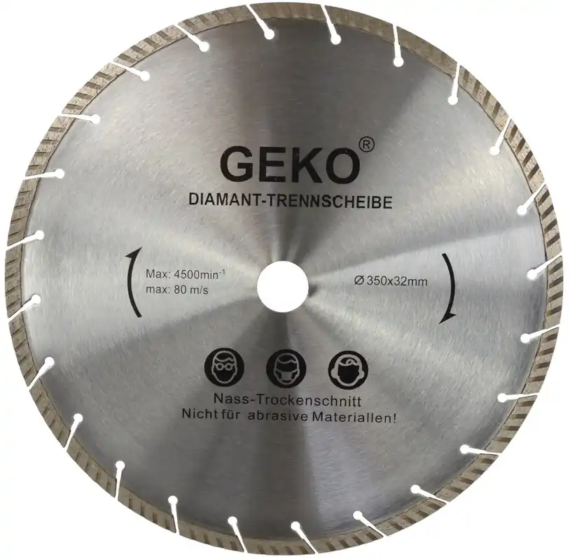 Kotouč řezný diamantový segmentový 350x32mm laser GEKO G00209 Akční Nabídka