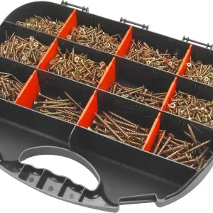 Akce EXTOL CRAFT vruty do dřeva 12 rozměrů, sada 2000ks, 1441