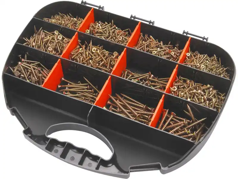 Akce EXTOL CRAFT vruty do dřeva 12 rozměrů, sada 2000ks, 1441