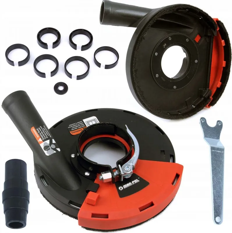 Must-Have Odsávací kryt s kartáčovým věncem, pro úhlové brusky do 180 mm MAR-POL M04101
