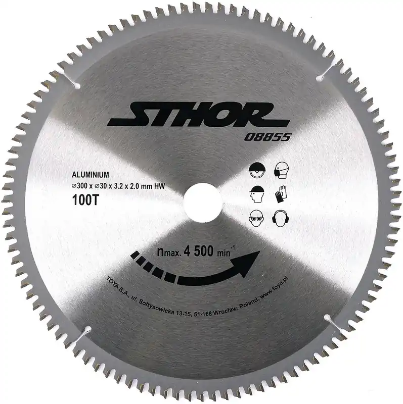 Kotouč na hliník 300 x 30 mm 100z Sthor TO-08855 Rychlé Dodání