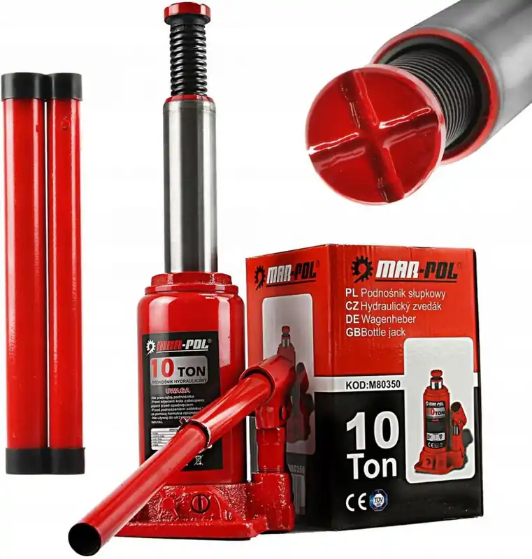 Hydraulický zvedák 10t - panenka MAR-POL Novinka