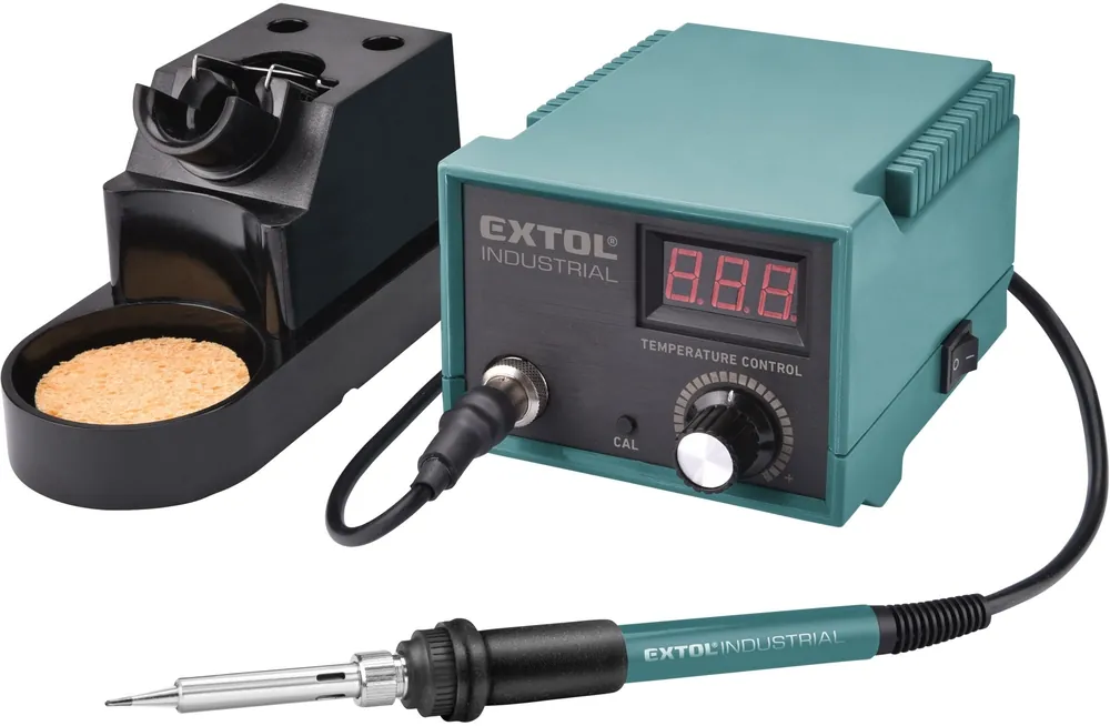 Expresní Doručení Stanice pájecí s LCD a elektronickou regulací teploty a kalibrací EXTOL INDUSTRIAL
