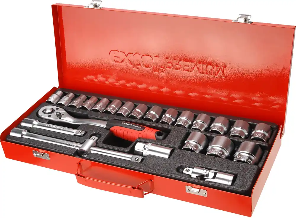 Sada nářadí 1/2" EXTOL PREMIUM 24ks Nejlepší Cena