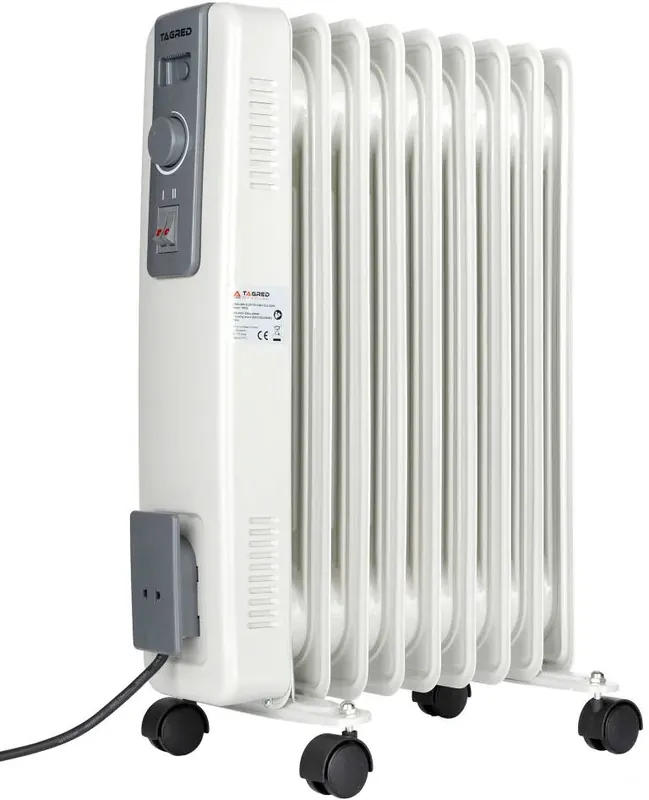 Top Prodej Tagred TA920, Elektrické olejové topení 2000W, 9 žeber, bílé