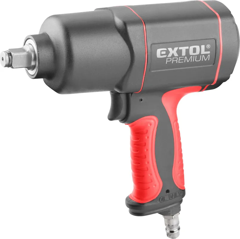 Přímo Od Výrobce EXTOL PREMIUM utahovák rázový, 1/2", kompozit, pneu, 800Nm - 8865016