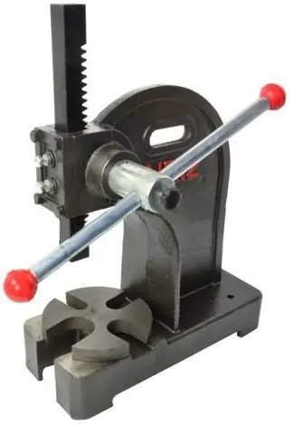 Vrácení Zdarma Stolní mechanický lis, upínací síla 2 tuny, GEKO G03250