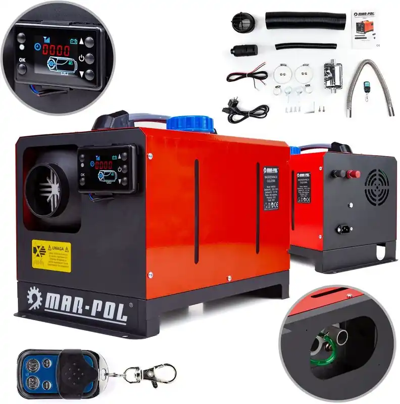 Naftové nezávislé topení 8kW, 230V/12V MAR-POL Poslední Šance