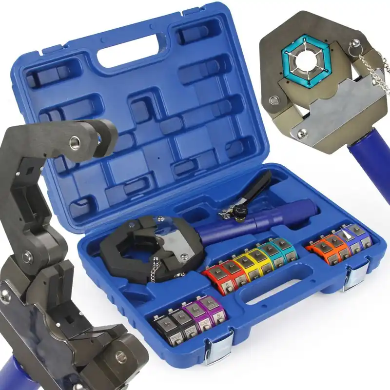 Hydraulické krimpovací lisovací kleště pro hydraulické hadice MAR-POL HYDRA-KRIMP M80420 Oblíbený
