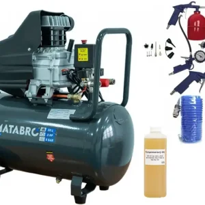 Aktuální AKČNÍ SET SETMB-K104, Olejový kompresor 50l, 230V s příslušenstvím 2800W Matabro