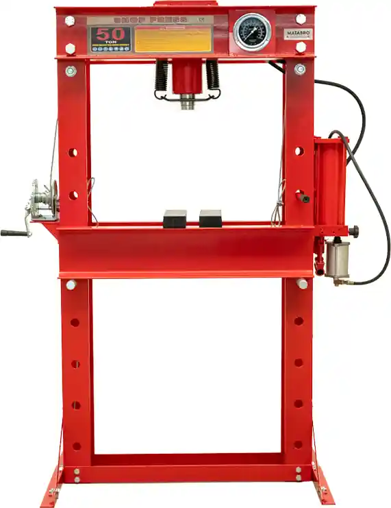 Ověřený Matabro MB-P50TAH, Hydraulický lis 50 t - hydraulicko-pneumatická pumpa