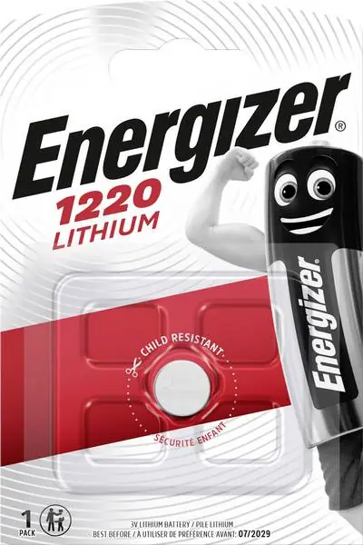 Energizer Lithium knoflíková baterie CR1220 (1ks) Akční Cena