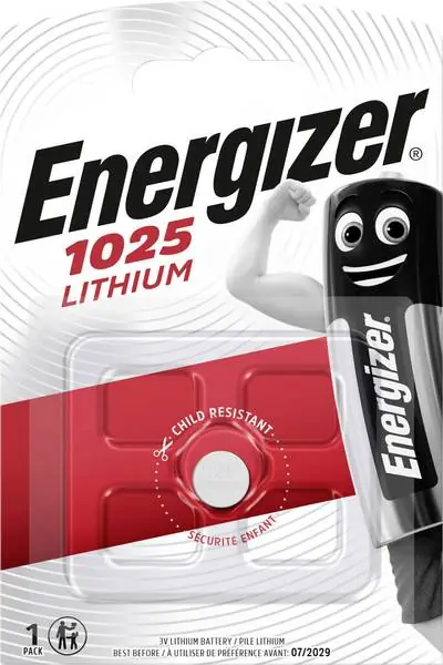 Energizer Lithium knoflíková baterie CR1025 (1ks) Hit Sezóny