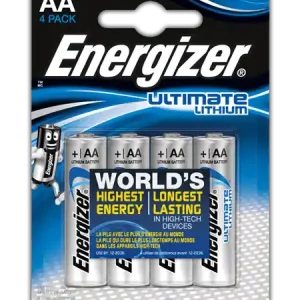 Energizer Ultimate Lithium AA LR6/4 (4ks) Expresní Doručení