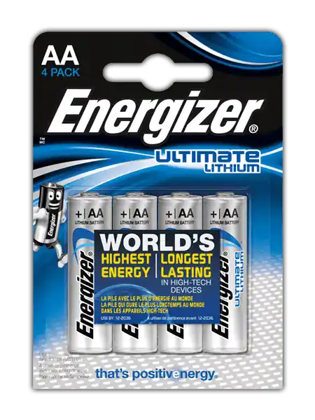 Energizer Ultimate Lithium AA LR6/4 (4ks) Expresní Doručení