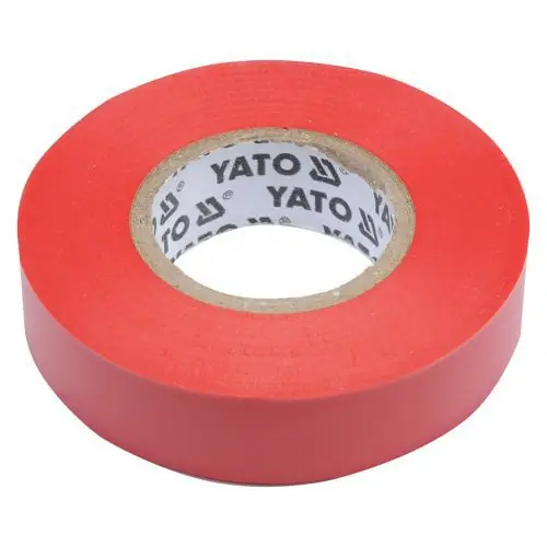 Rychlé Dodání Yato Izolační páska elektrikářská PVC 15mm / 20m červená