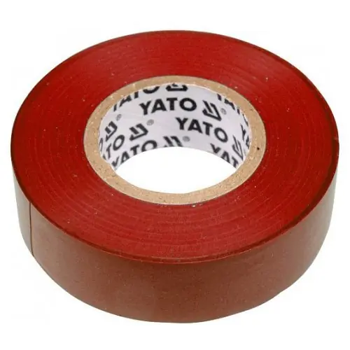 Must-Have Yato Páska izolační 19 x 0,13 mm x 20 m červená