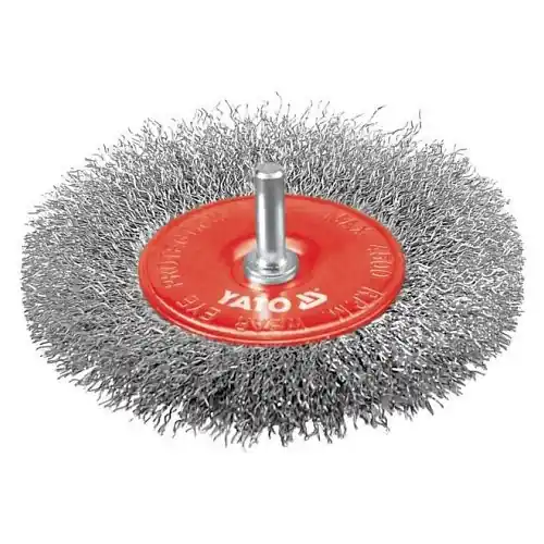 Poslední Šance Yato Kartáč drátěný boční s nástavcem do vrtačky 100 mm INOX