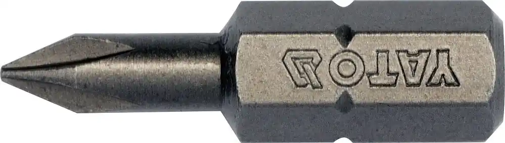 Zlevněný Bit křížový 1/4" PH0 x 25 mm 10 ks Yato YT-78130