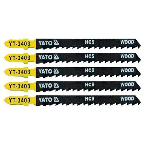 Yato List pilový do přímočaré pily na dřevo typ T 6TPI sada 5 ks Hit Sezóny