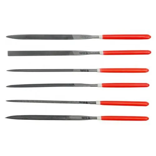 Yato Sada pilníků jehlových 3 x 140 mm 6 ks Omezená Nabídka