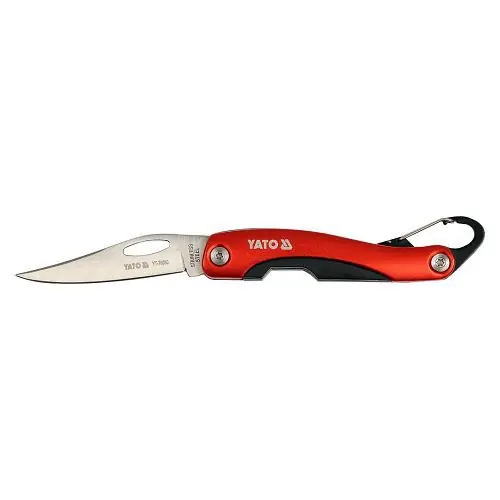 Nízká Cena Yato Nůž kapesní s karabinou čepel Bowie