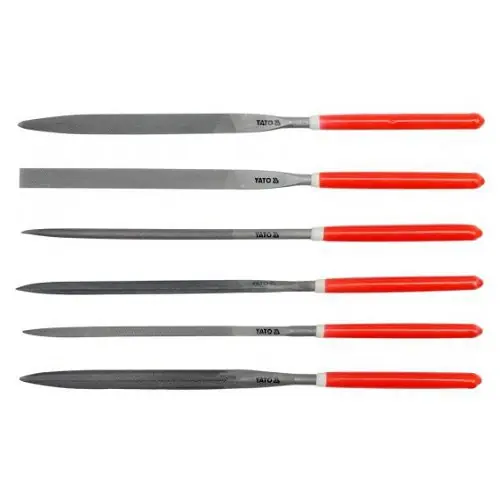 Yato Sada pilníků jehlových 4 x 160 mm 6 ks Sleva