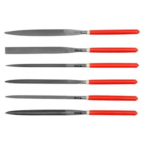Značkový Yato Sada pilníků jehlových 5 x 180 mm 6 ks