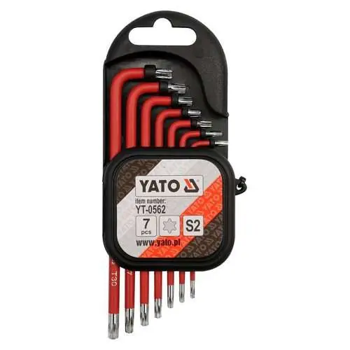 Yato Sada klíčů TORX s otvorem 7 ks Pouze Dnes
