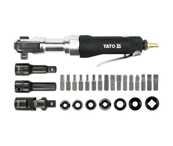 Sleva Yato Utahovák vzduchový 1/2" 68Nm s příslušenstvím