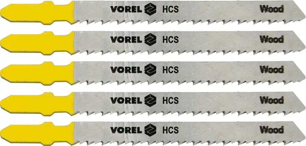 Vorel list do přímočaré pily 100 mm na dřevo tpi10 5 ks TO-27810 Akce
