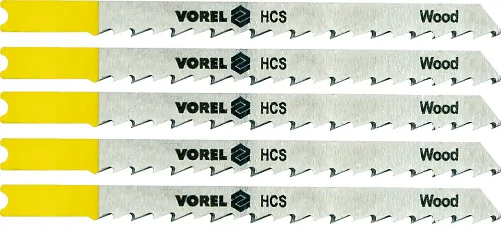 Vorel list do přímočaré pily 100 mm na dřevo a plast tpi6 5 ks TO-27831 Vrácení Zdarma