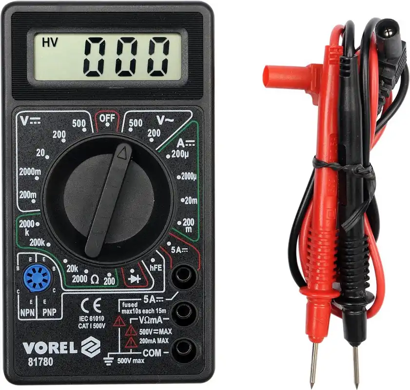 Vorel multimetr digitální TO-81780 Výprodej