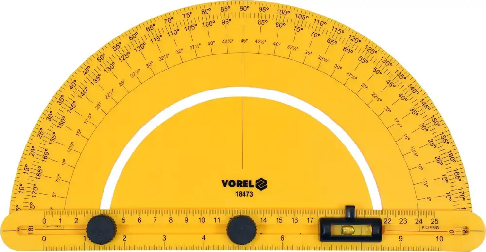 Objednat Nyní Úhloměr s vodováhou 250 mm Vorel TO-18473