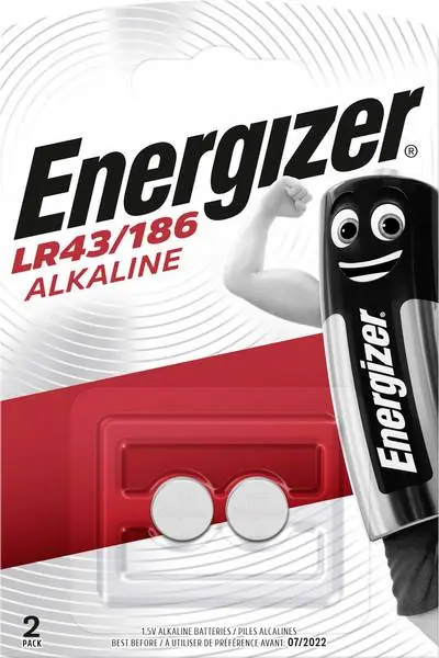 Energizer Alkaline knoflíková baterie LR43/186/2 (2ks) Omezená Nabídka