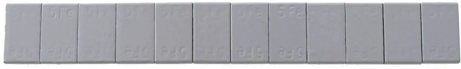 Ověřený Samolepící závaží 12x5g, pásek 60g, šedý lak