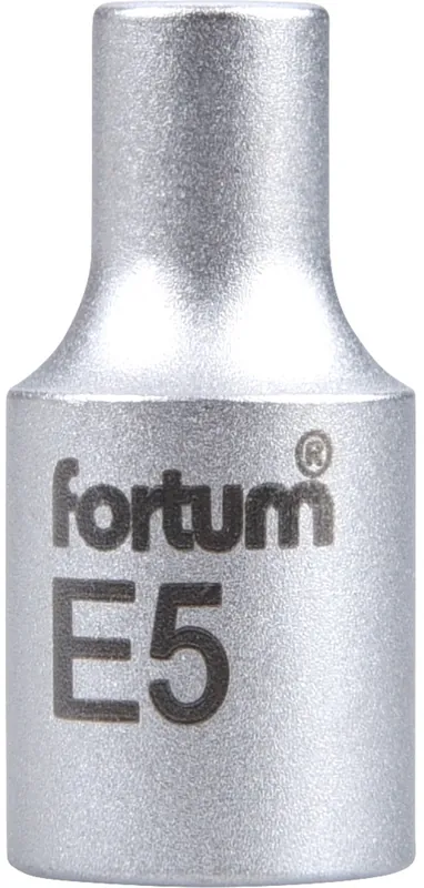 Hlavice nástrčná vnitřní TORX 1/4", E 5, L 25mm FORTUM Akční Cena