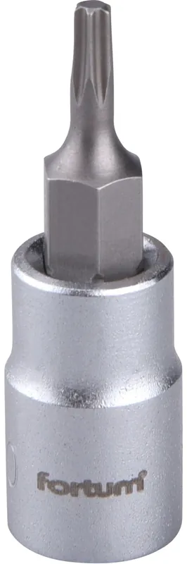 Hlavice zástrčná 1/4" hrot TORX, T 10, L 37mm FORTUM Super Cena