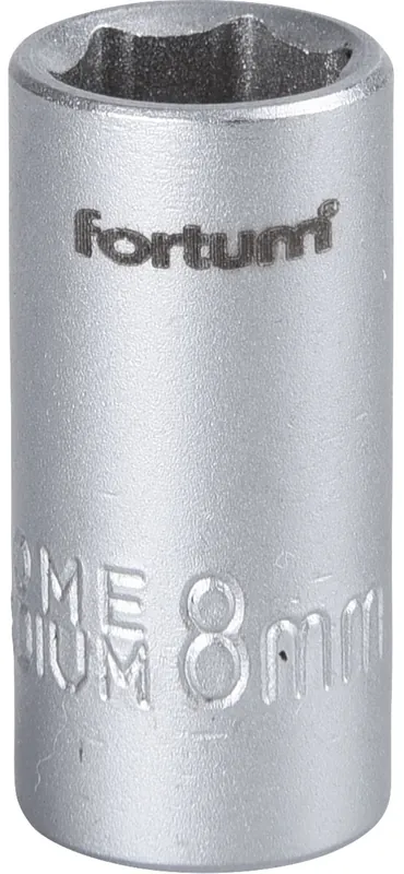 Hlavice nástrčná 1/4", 8mm, L 25mm FORTUM Pouze Dnes