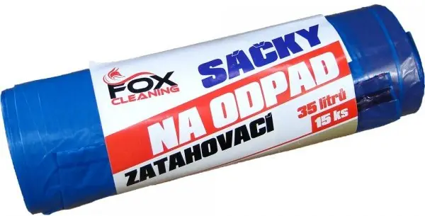 Fox cleaning sáčky do koše 35 L 15 ks zatahovací Výprodej