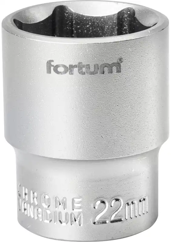 Super Cena Hlavice nástrčná 1/2", 22mm, L 38mm FORTUM