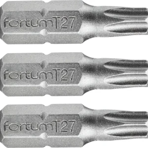 Akční Cena Hrot TORX, sada 3ks, T 27x25mm, S2 FORTUM