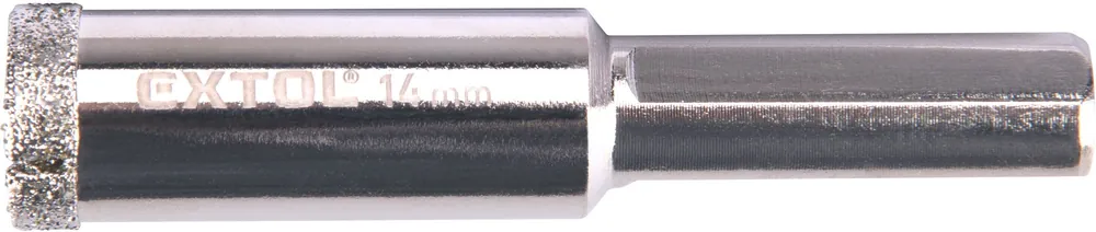 Výprodej EXTOL PREMIUM korunka vykružovací diamantová na sklo a keramiku, O 14mm - 8801981