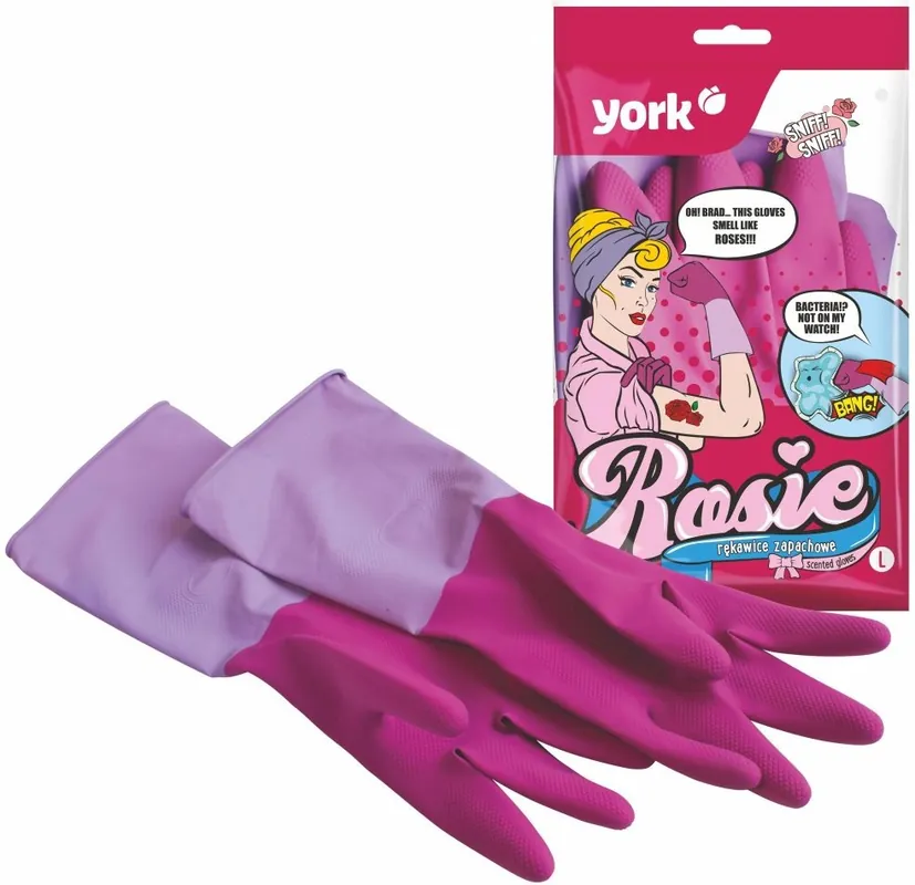 Víkendová Akce YORK gumové rukavice vonné Rosie L