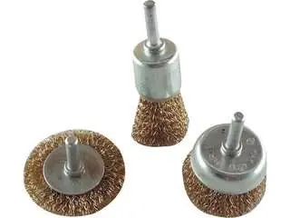 Finální Výprodej EXTOL CRAFT kartáče pomosazené, sada 3ks, stopka 6mm, 1832
