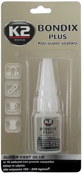 K2 Bondix Plus Sekundové lepidlo, 10g Vysoce Kvalitní